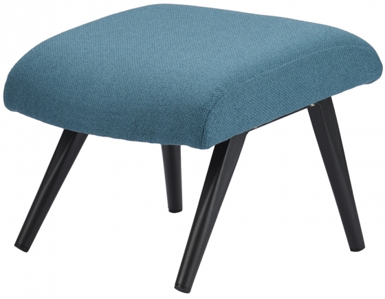Кресло с подставкой для ног Bridjet 68X58X105 CM серо-голубое 7