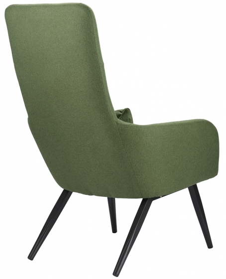 Кресло с подставкой для ног Bridjet 68X58X105 CM зелёное 4