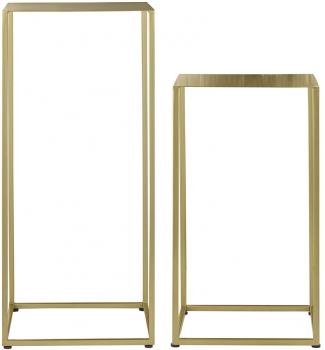 Набор столиков Mayen 30X30X54 / 34X34X74 CM gold