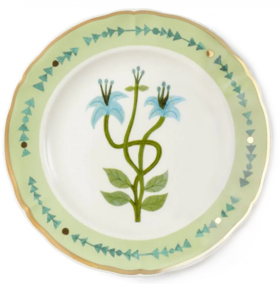 Закусочная фарфоровая тарелка Botanica Ø21 CM 1