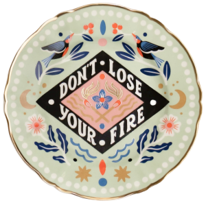 Тарелка пирожковая Don't Lose your Fire Ø17 CM