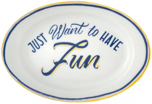 Блюдо овальное The Club 20X13 CM