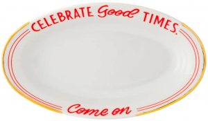 Блюдо овальное The Club 17X10 CM