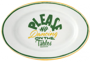 Блюдо овальное The Club 24X16 CM