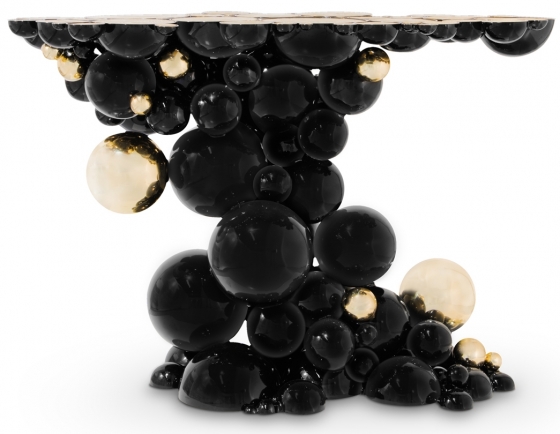 Консоль Newton 128X48X85 CM чёрная 1