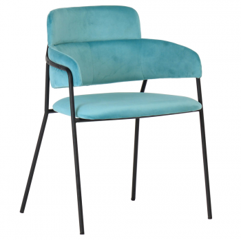 Стул Napoli 60X52X80 CM светло-бирюзовый 