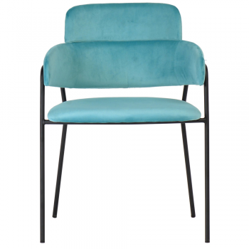 Стул Napoli 60X52X80 CM светло-бирюзовый 