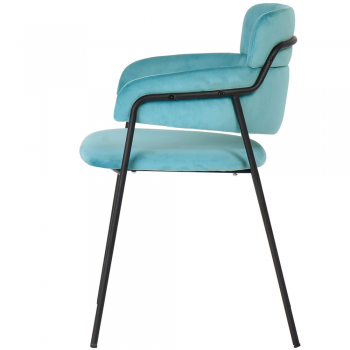 Стул Napoli 60X52X80 CM светло-бирюзовый 