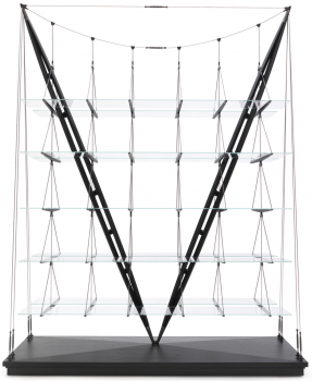 Вантовый стеллаж Veliero 206X56X226 CM чёрный
