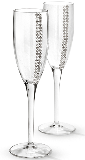 Два бокала для шампанского Regina Swarovski 225 ml 1
