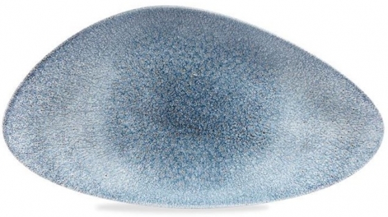 Тарелка треугольная Raku Topaz Blue 35X19 CM 1