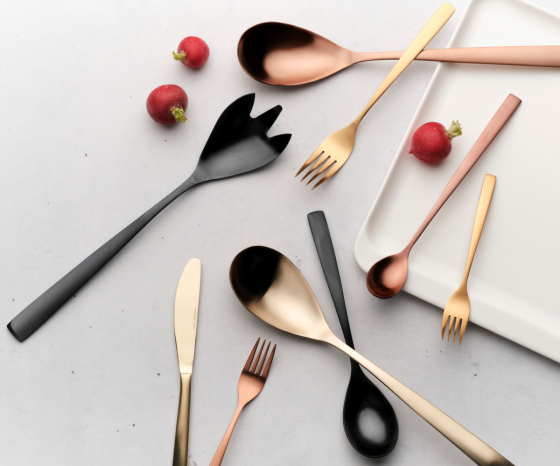 Вилка столовая BCN Colors 20 CM Gold 2