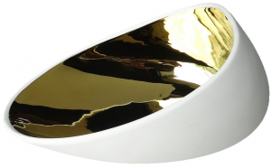 Тарелка фарфоровая Jomon Gold 18X14X9 CM