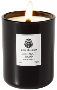 Ароматическая свеча Bergamont Wood 80 часов горения
