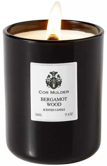 Ароматическая свеча Bergamont Wood 80 часов горения 1