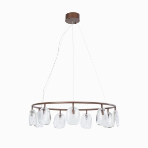 Подвесной светильник Jewel прозрачный, медный, 81,5 см