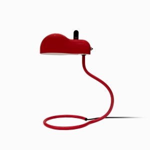 Настольный светильник Myles красный 28 см