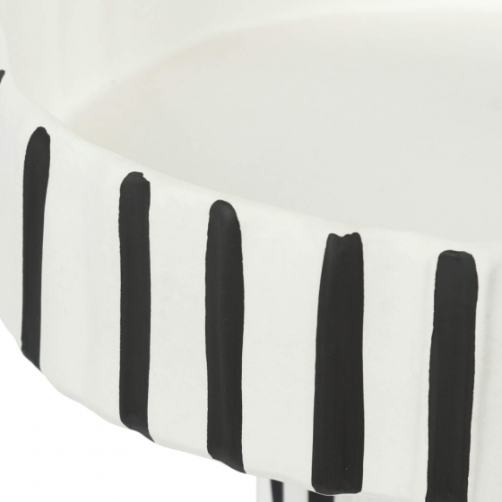 Ваза декоративная Black and White 29X29X28 CM 3