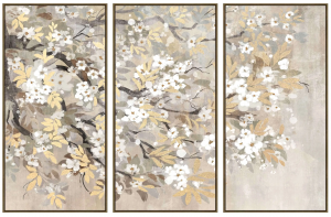 Набор из трёх постеров In the Garden 40X180 / 40X180 / 40X180 CM