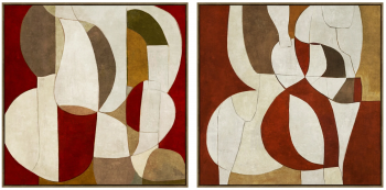 Набор из двух постеров dance of forms 100X100 / 100X100 CM