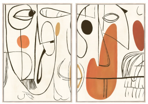 Набор из двух постеров Sentiment 70X100 / 70X100 CM