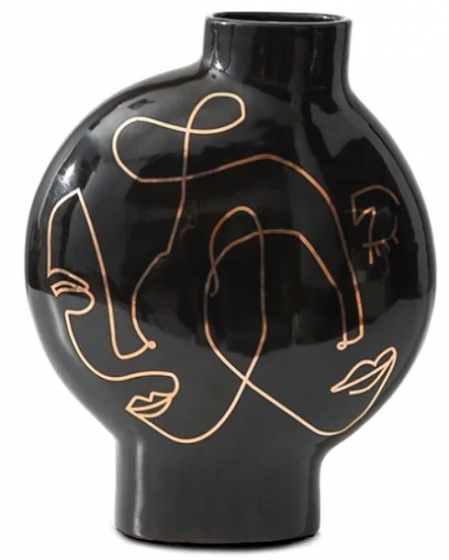 Ваза Faces Print 33X14X42 CM 1