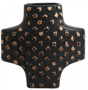 Ваза Cross Rivet 23X10X23 CM