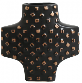 Ваза Cross Rivet 23X10X23 CM