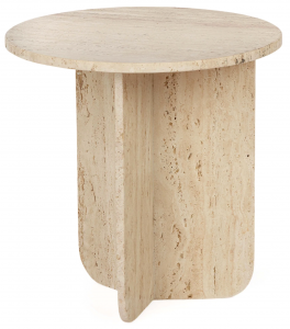 Столик из травертина Pia 41X41X41 CM