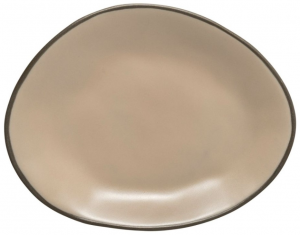 Тарелка овальная Stacked Organic 20X16 CM
