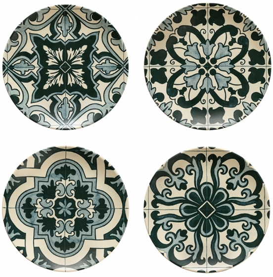 Набор из 4 тарелок Elements Ø22 CM 1