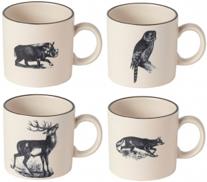 Набор из 4 кружек Elements 350 ml