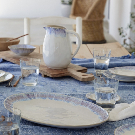 Блюдо овальное Brisa Blue 41X28X4 CM 2