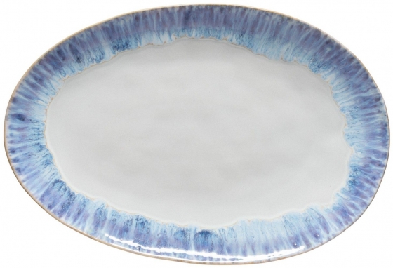 Блюдо овальное Brisa Blue 41X28X4 CM 1