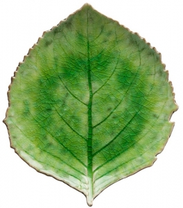 Тарелка Riviera Hydrangea leaf 22X19 CM
