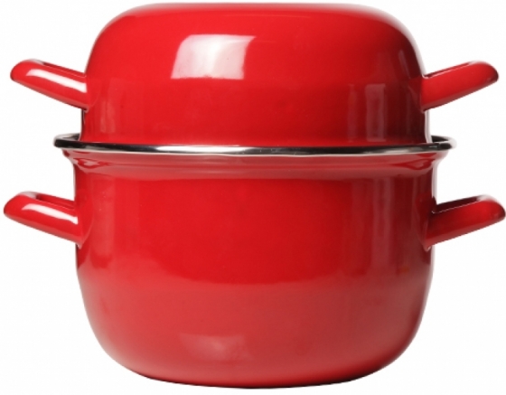 Кастрюля Mussel Pot 2.8L красная 1