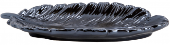 Декоративное блюдо Schaaltje Leaf Midnight 18X8 CM