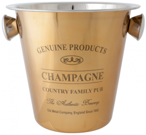 Ведро для шампанского Geniune Golden 21X21X21 CM