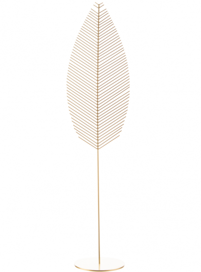 Декоративный элемент Ornament Leaf Goud 16X12X62 CM 1