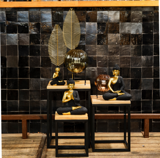 Декоративный элемент Ornament Leaf Goud 16X12X62 CM 2