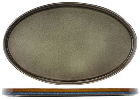 Овальное блюдо Quintana 31X19 CM green 1