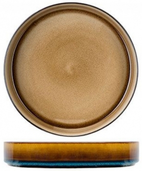 Тарелка глубокая Quintana 23X23X4 CM amber