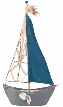 Декоративный элемент Zeilboot Blauw 37X72 CM