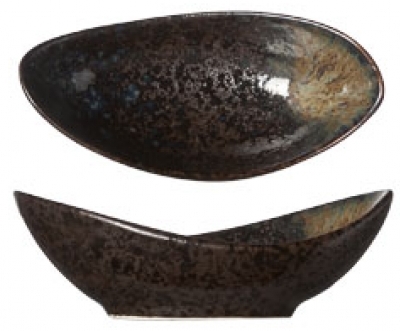 Блюдо овальное для оливок и маслин Black Yoru 10X5X3 CM 1