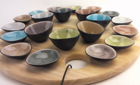 Набор из 21 тарелок для канапе Streetfood Aperoset 2