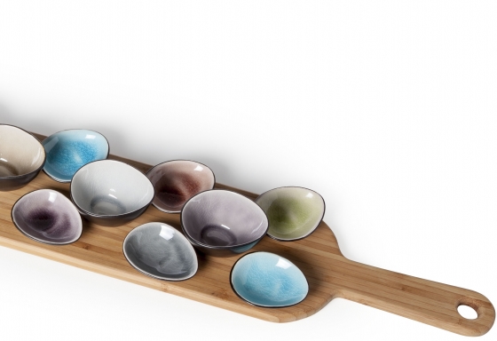 Набор из 21 тарелок для канапе Streetfood Aperoset 4