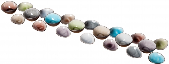 Набор из 21 тарелок для канапе Streetfood Aperoset 1