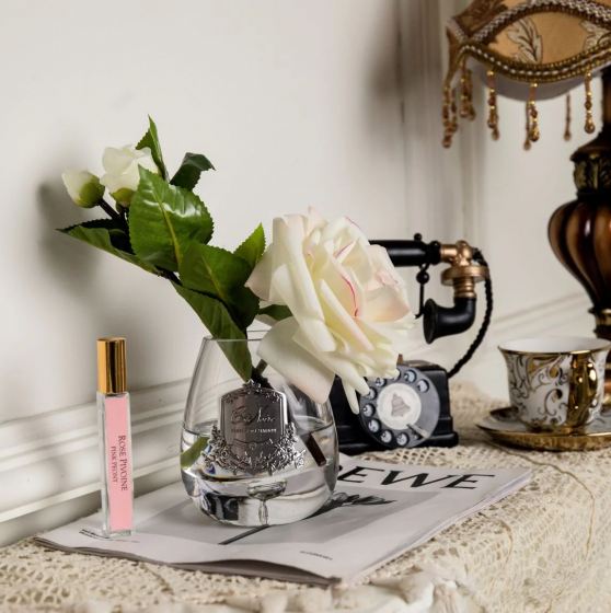 Ароматический диффузор в виде цветка Tea Rose 17X17X21 CM 2