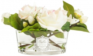Букет роз ароматизированный Oval Pink Blush Roses 27X21X17 CM