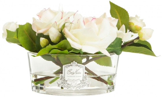 Букет роз ароматизированный Oval Pink Blush Roses 27X21X17 CM 1